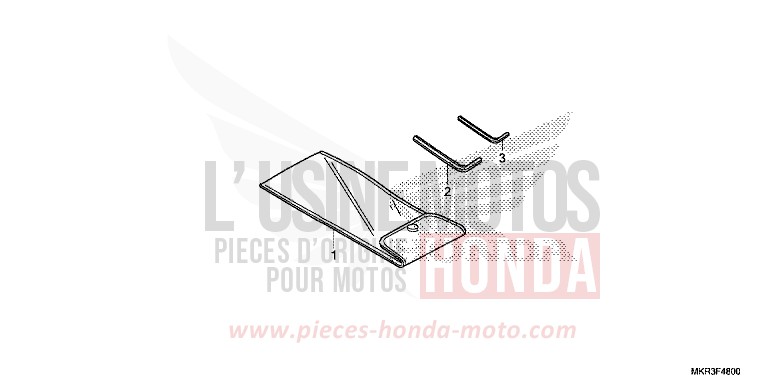 OUTILS von CBR1000RR SP SP1 SP2 MAT PEARL MORION BLACK (NHC33) von 2020